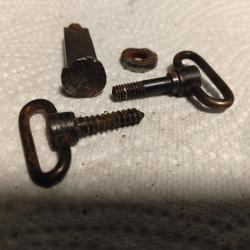 Renfort de crosse Mauser 98 k et boucles  pour bretelle