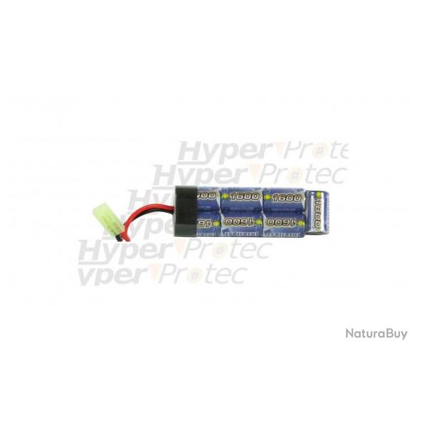 Batterie 1600 mAh 8.4V pour airsoft �lectrique - type mini