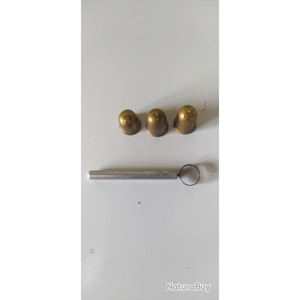dosette calibre 12 � poudre et � plomb diff�rentes mesures