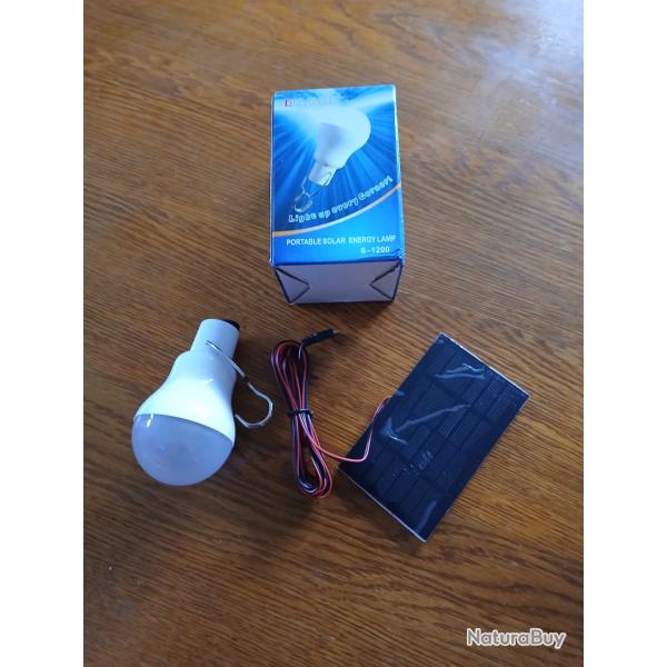 Lampe rechargeable solaire