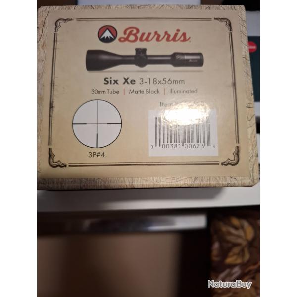 Vends lunette burris Six E  3X18 -56