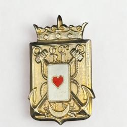 (108.003) 60&deg; RI : Insigne du 60&deg; r&eacute;giment d'infanterie - Arthus Bertrand