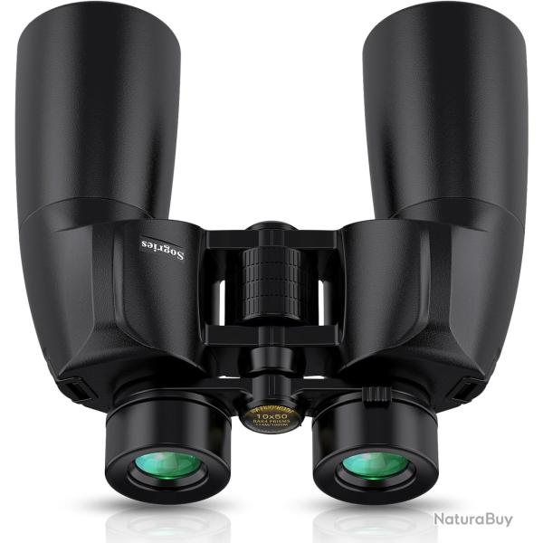 Jumelles 10x50 HD BAK4 �tanches IPX7 Longue Distance Chasse Observation Voyage Outdoor