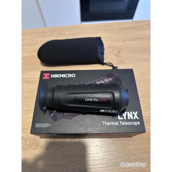 Monoculaire thermique hikmicro lynx pro LE15