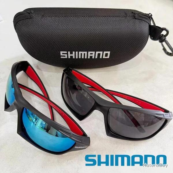 SHIMANO Lunettes de Soleil Polarise UV400 Cyclisme Peche, Modele: 2pcs