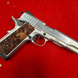 CHIAPPA 1911 SUPERIOR GRADE CHROME CAL. 45 ACP + MALLETTE + CHARGEUR SUP