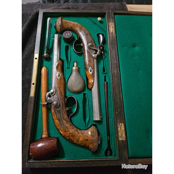 Coffret de pistolet de duels.