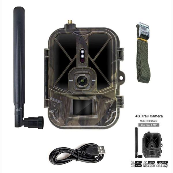 Cam�ra de Chasse Vid�o 4K HC940ProLi Capteur 120� Batterie Lithium *Ench�re* Surveillance Faune