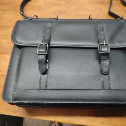 Cartable cuir noir
