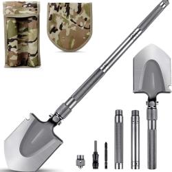 Pelle Multifonction de 75 cm, Pelle Pliante, adapt&eacute;e au Camping, &agrave; la Survie, &agrave; la randonn&eacute;e