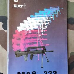Guide Manuel technique MAS GIAT FAMAS 223 en anglais [DERNIER EXMPLAIRE]
