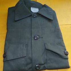 ARMEE AMERICAINE U.S : CHEMISE EN MATIERE COTON ET POLYESTER ,TAILLE U.S 14 1/2 X 35 SOIT EN TAILLE