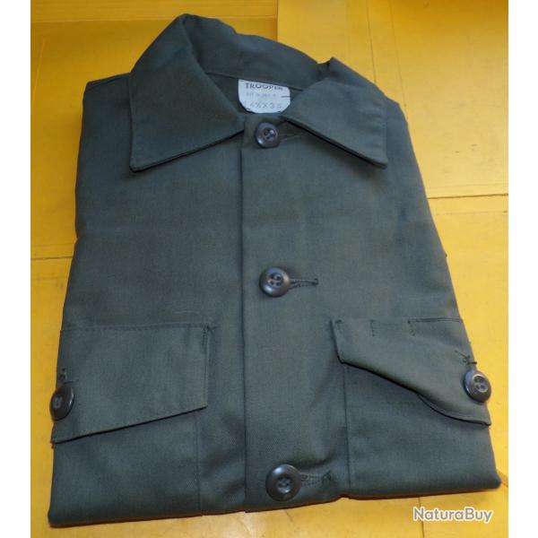 ARMEE AMERICAINE U.S : CHEMISE EN MATIERE COTON ET POLYESTER ,TAILLE U.S 14 1/2 X 35 SOIT EN TAILLE