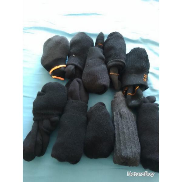 10 PAIRES DE CHAUSSETTES  42 POUR RANGER? 2PAISSES ET DOUCES