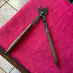 Ancien s&eacute;cateur, coupe branches, pas de prix de r&eacute;serve