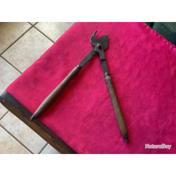 Ancien s�cateur, coupe branches, pas de prix de r�serve