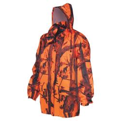 Prix de d&eacute;part &agrave; 1� !! Veste De Pluie de Chasse Orange Percussion GhostCamo Taille L