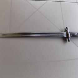 Ba&iuml;onnette U.S. mod&egrave;le 1905 fabricant S.A. sans fourreau.