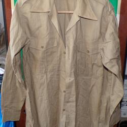 CHEMISE MILITAIRE DE L'ARMEE FRANCAISE DE 1953  ,Taille 3 C SOIT L OU 41-42 EN CIVIL ,  AVEC MANCHES