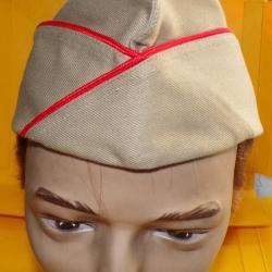 BERET MILITAIRE PERIODE ETE DE L'ARMEE DE TERRE  DE L'ARMEE FRANCAISE ,TAILLE 56 DE COULEUR BEIGE CL