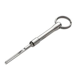 Outil &agrave; noeud + aiguille Tiemco Knot Tool Argent