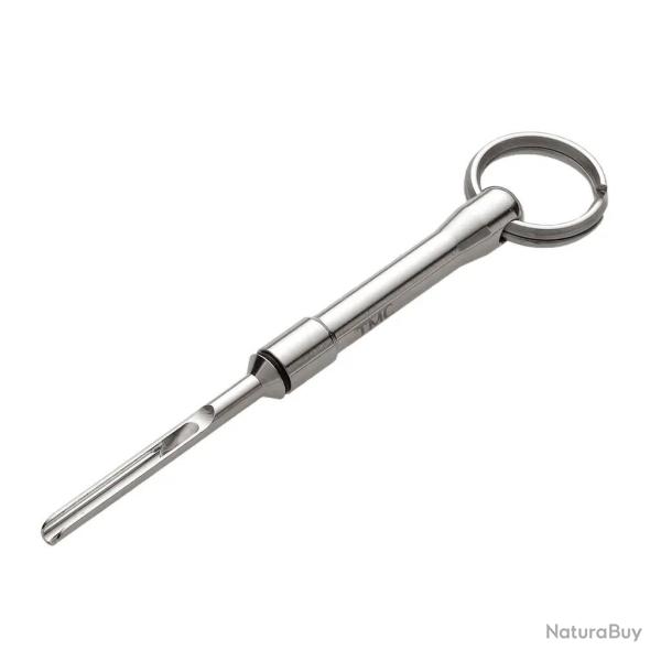 Outil � noeud + aiguille Tiemco Knot Tool Argent
