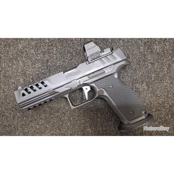 WALTHER PDP SF MATCH FULL SIZE 5" 9X19MM et HOLOSUN RONIN HE507COMP Green