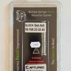 Ressort de r&eacute;cup&eacute;ration DPM pour Glock Gen 4 et 5 avec amortissement