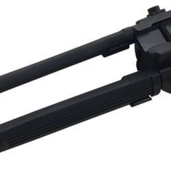 BIPIED TACTIQUE ROBUSTE 6 POSITIONS PLIABLE PICATINNY/WEAVER DE 17CM a 26CM