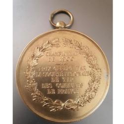 Belle m&eacute;daille prix de tir championnat de l'ann&eacute;e 1900