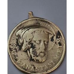 M&eacute;daille religion saint Anastase XVII &egrave;me si&egrave;cle martyr Vatican christianisme