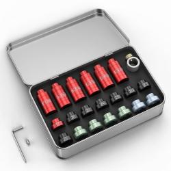 Kit comparateur de feuillure et de profondeur d'enfoncement des balles