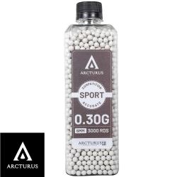 Arcturus Billes Airsoft 0.30g 6mm Haute Pr&eacute;cision 3000 pcs Bouteille