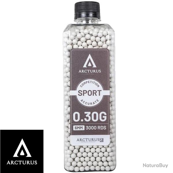 Arcturus Billes Airsoft 0.30g 6mm Haute Pr�cision 3000 pcs Bouteille