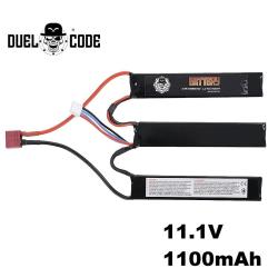 Duel Code Batterie LiPo 11.1V 1100mAh 25C 3 sticks T-Dean