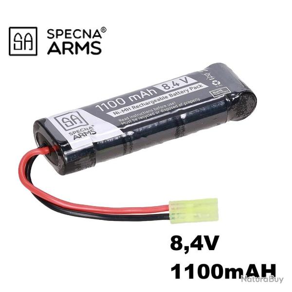 Batterie Specna Arms 8.4V 1100mAh NiMH Mini Tamiya