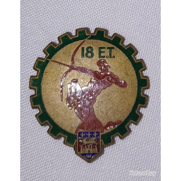 Insigne du 18�me Escadron du TRAIN Bordeaux Guerre 39/45 WW2