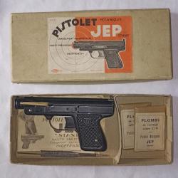 Ancien coffret pistolet &agrave; plomb JEP unis France vintage