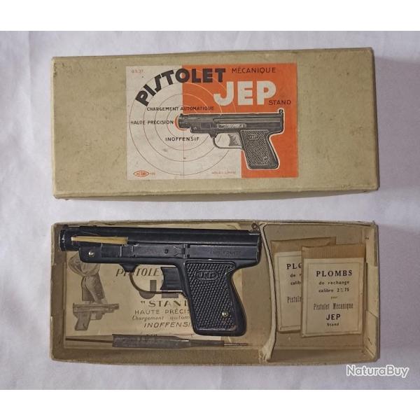 Ancien coffret pistolet � plomb JEP unis France vintage