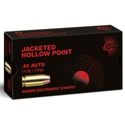 Cartouches Geco 45acp HP 230gr - 14.9g