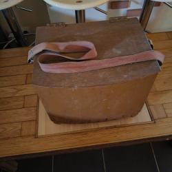 grande caisse boisfabrication maison tr&egrave;s solide avec bandouli&egrave;re id&eacute;al p&ecirc;che