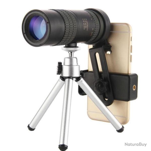 Monoculaire 10-30*30mm, tr�pied et adaptateur smartphone