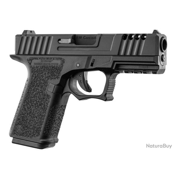 AW CUSTOM PISTOLET VX9100 MOD 1 COMPACT NOIR .177 (BILLES ACIER 4,5 MM)