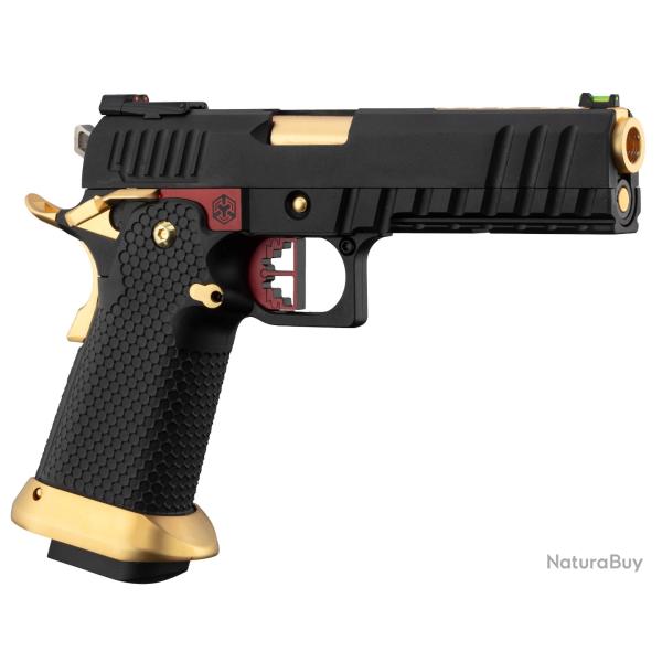 AW CUSTOM PISTOLET HX2002 NOIR/OR/ROUGE .177