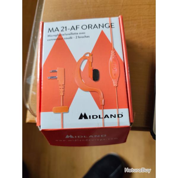 Microphone/oreilletteMA 21-AF Orange