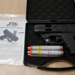 Pistolet Piexon JPX 4 compact 2 Laser + 4 cartouches OC