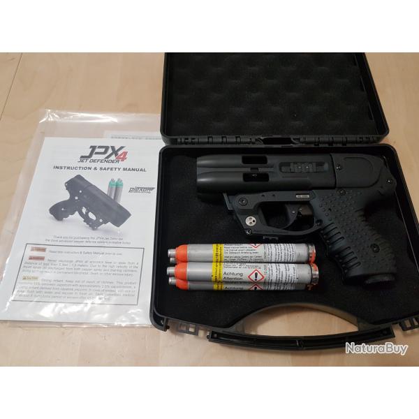 Pistolet Piexon JPX 4 compact 2 Laser + 4 cartouches OC