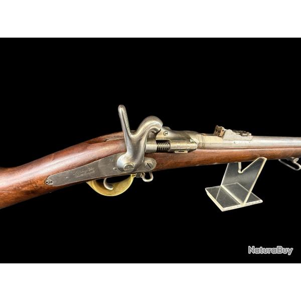 RARE FUSIL TRANSFORM� � TABATI�RE POUR CARTOUCHE M�TALLIQUE cal. 14mm