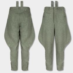 Pantalon Officier Allemand Feldgrau - Reproduction Premium M