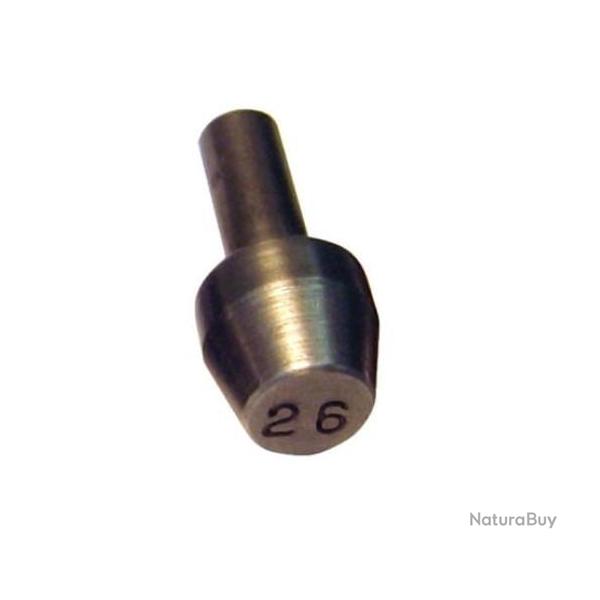 Lyman - Pilot pour case Trimmer Lyman cal: 6,5mm n�26 - (6,5 creed,6,5x55 swed,etc...)